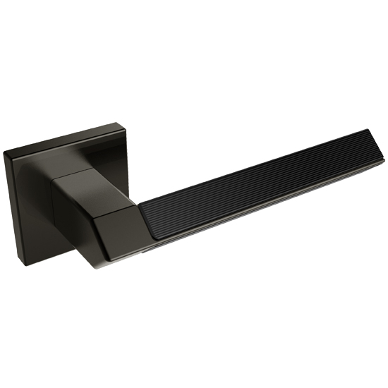 [WAT4QK] WA Lever Handle (Dark Umber_4Q, Blasted Black_XK, Lever Handle with Rose only)