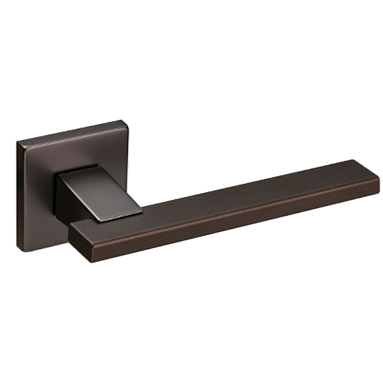 [YAT4Q1U] YA Lever Handle (Dark Umber_4Q, Blasted Dark Bronze_1U, Lever Handle with Rose only)