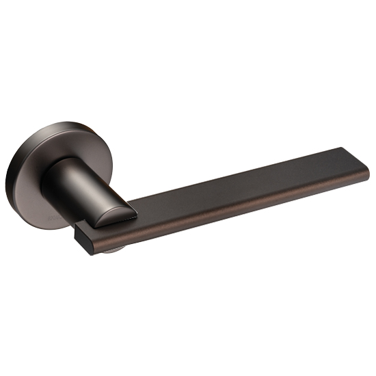 [YJC4Q1U] YJ Lever Handle (Dark Umber_4Q, Blasted Dark Bronze_1U, Lever Handle with Rose only)
