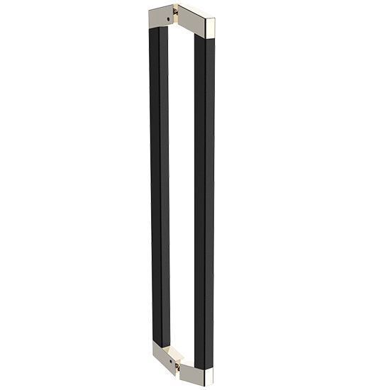 [DA159RQ70626] DA159_Door Pull Handle L626mm (Champagne Gold_RQ, Black Leather)