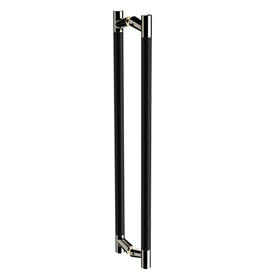 [DA161RQ70645] DA161_Door Pull Handle L645mm (Champagne Gold_RQ, Black Leather)