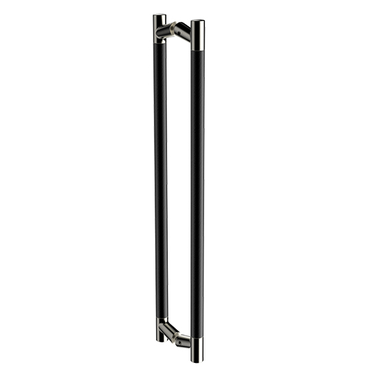 [DA1614Q70645] DA161_Door Pull Handle L645mm (Dark Umber_4Q, Black Leather)