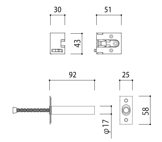 Product dimensions