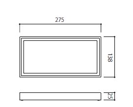 Product dimensions