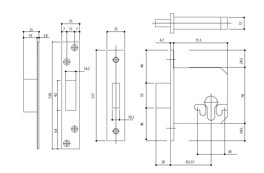 Product dimensions